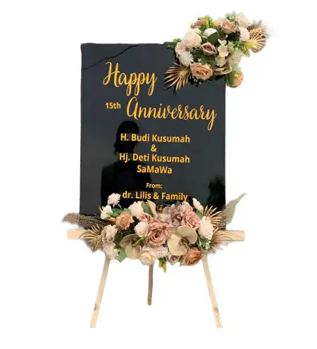 Papan Bunga Akrilik Gandrungmanis